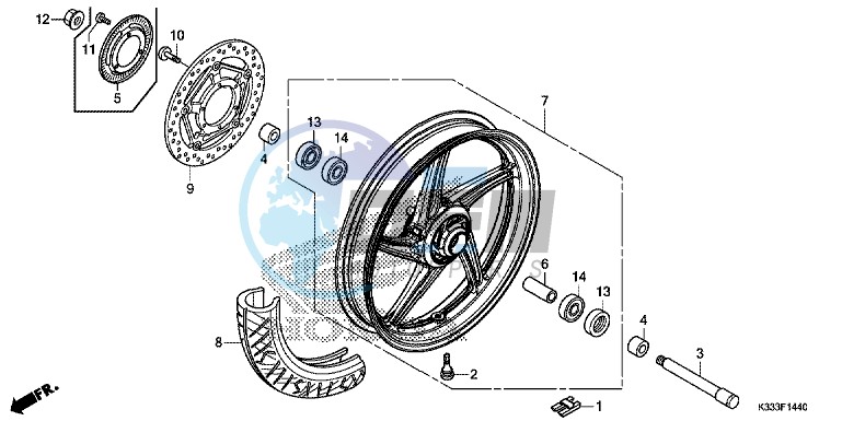 FRONT WHEEL