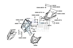 AGILITY CARRY 50cc drawing Front Cover