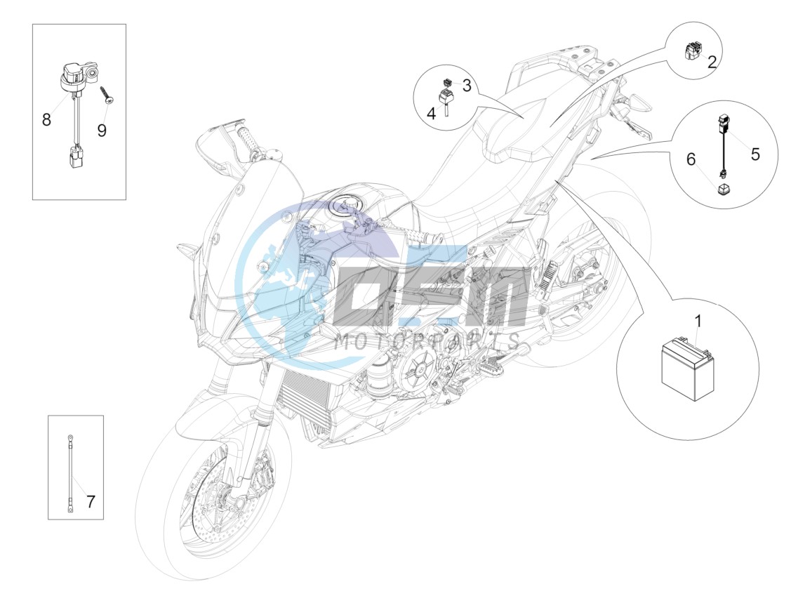 Rear electrical system