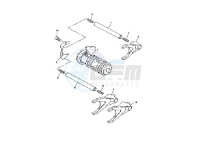 FJR 1300 drawing SHIFT CAM-FORK