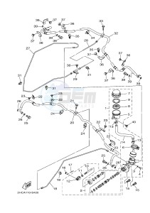 YXZ1000ETS YXZ10YESH YXZ1000R EPS SS SPECIAL EDITION (B57J) drawing MASTER CYLINDER