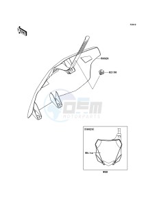 KX450F KX450FEF EU drawing Accessory