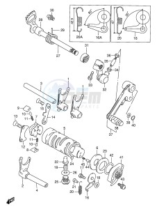 GS125 (E1) drawing GEAR SHIFTING