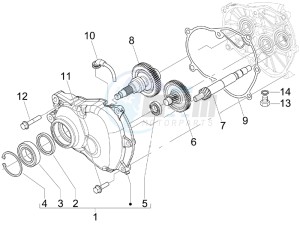 MP3 125 drawing Reduction unit