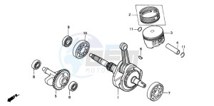 TRX300FW FOURTRAX 300 4X4 drawing PISTON