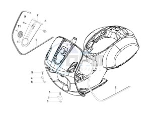 LX 150 4T ie E3 drawing Front shield