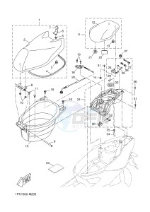 NS50N NITRO NAKED (1PL2) drawing SEAT & CARRIER