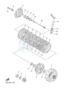 WR450F (1DX1 1DX2) drawing CLUTCH