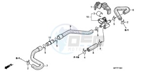 XL700VA9 France - (F / ABS CMF) drawing AIR INJECTION VALVE