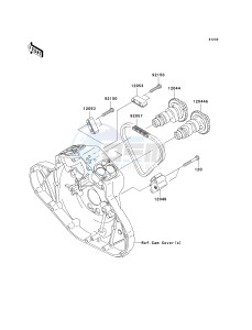 VN 2000 F [VULCAN 2000 CLASSIC LT] (6F-7F) F6F drawing CAMSHAFT-- S- -_TENSIONER