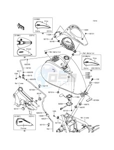 VULCAN 900 CUSTOM VN900CFFA GB XX (EU ME A(FRICA) drawing Fuel Tank