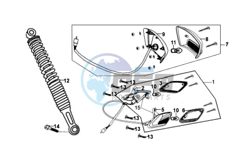 TAIL LIGHT - REAR SUSPENSION