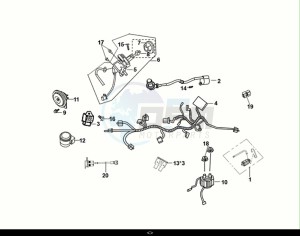 JET4 RX 50 (XE05W3-EU) (E5) (M1) drawing WIRE HARNESS