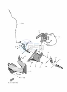 YXE1000EWS YX10ERPSP (B4ML) drawing PEDAL WIRE