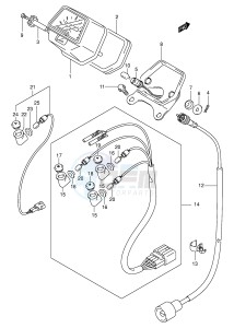 LT-F400 (P24) drawing SPEEDOMETER (MODEL K3 K4)