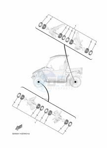 YXE850EN YXE85WPHM (BAND) drawing MAINTENANCE PARTS KIT