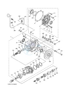 YXM700E YXM700PF VIKING (1XPS) drawing DRIVE SHAFT