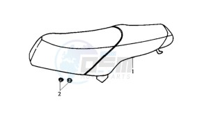 JET BASIX 50 drawing BUDDYSEAT