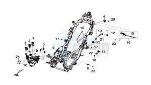 GTS 125I L6 drawing FRAME