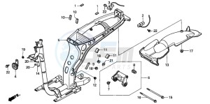 SH75D drawing FRAME BODY