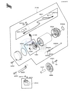 ZL 900 A [ELIMINATOR] (A1-A2) [ELIMINATOR] drawing STARTER MOTOR