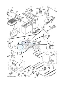 YFM700FWAD YFM700PSF GRIZZLY 700 EPS (B38A) drawing ELECTRICAL 1