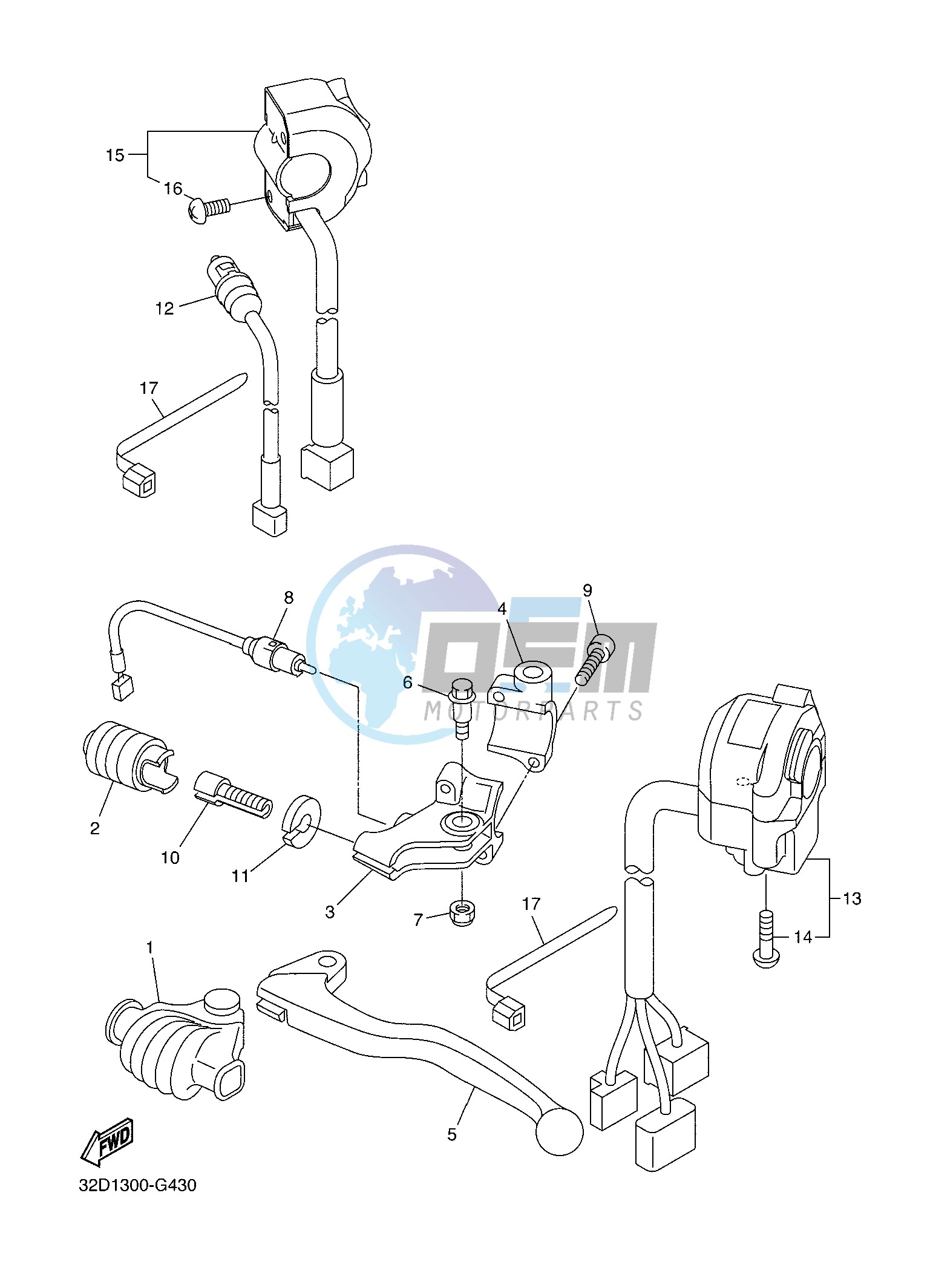 HANDLE SWITCH & LEVER