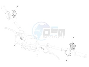 LXV 150 (NAFTA) drawing Selectors - Switches - Buttons