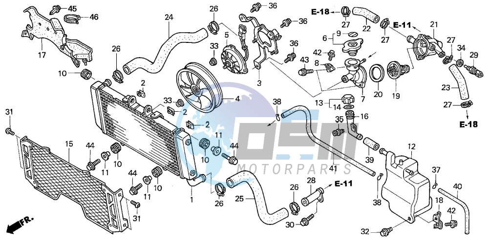 RADIATOR (CB1300/F/F1/S)