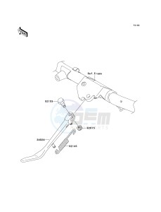 VN 1500 B [VULCAN 88 SE] (B1-B3) N8FA drawing STAND-- S- -