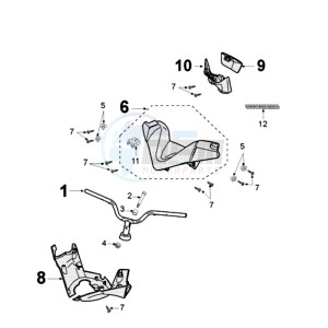 SAT 500 SC drawing HANDLEBAR