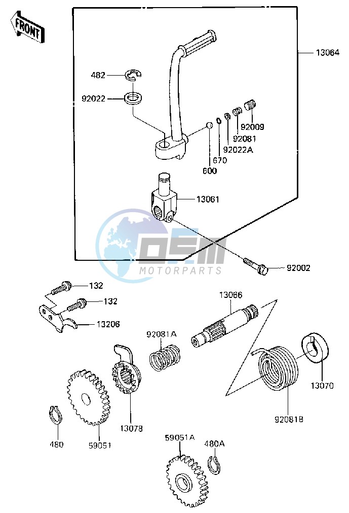 KICKSTARTER MECHANISM