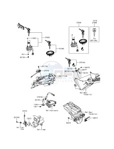 NINJA 300 EX300AGFA XX (EU ME A(FRICA) drawing Ignition Switch