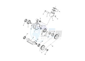 DT R - DT X 50 drawing CRANKSHAFT - PISTON