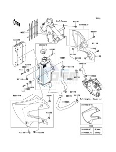 KX65 KX65ADF EU drawing Radiator