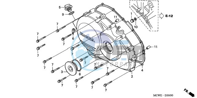 RIGHT CRANKCASE COVER