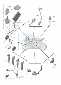 YZF1000 YZF-R1 (B3L1) drawing ELECTRICAL 1