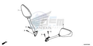 CBR500R England - (3ED) drawing MIRROR