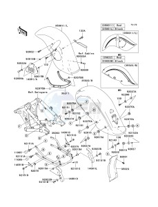 VN 800 G [VULCAN 800 DRIFTER] (E1-E5) [VULCAN 800 DRIFTER] drawing FENDERS -- E1_E2- -