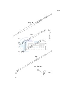 ZX 900 C [NINJA ZX-9R] (C1-C2) [NINJA ZX-9R] drawing CABLES