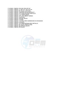 LT-A750X (P28-P33) drawing * COLOR CHART *