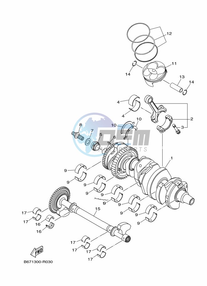 CRANKSHAFT & PISTON