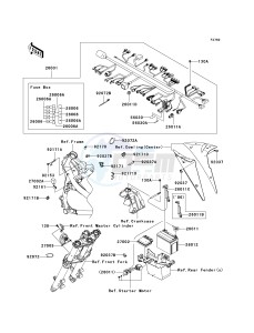 EX 650 A [NINJA 650R] (A6F-A8F) A7F drawing CHASSIS ELECTRICAL EQUIPMENT