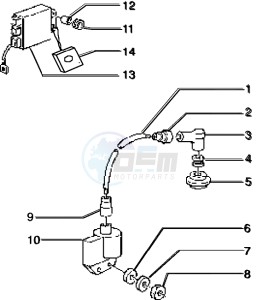 Sfera RST 50 drawing Electrical devices for vehicles with antistart