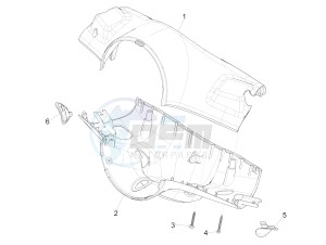 PRIMAVERA 125 4T 3V IGET IE ABS-NOABS E2-E4 (APAC) drawing Handlebars coverages