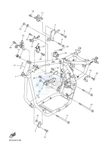 XVS950CUD-A XV950 ABS XV950 R-SPEC (BS54) drawing FRAME