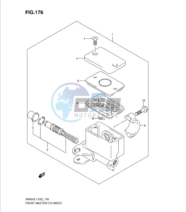 FRONT MASTER CYLINDER