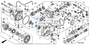 TRX420FMA Europe Direct - (ED / 4WD) drawing FRONT FINAL GEAR