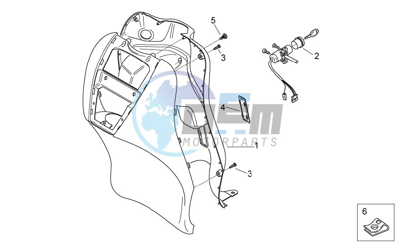 Front body V - Internal shield