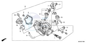 CRF450RC drawing THROTTLE BODY